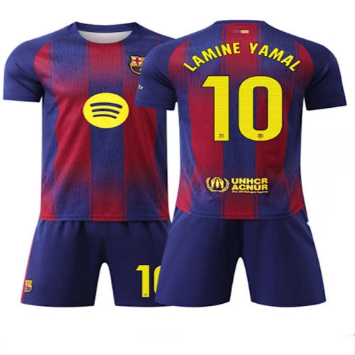 Barcelona Lamine Yamal matchtröja Shorts La Liga 2025/2026