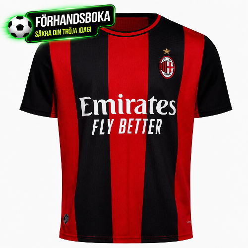 FÖRHANDSBOKA - Milan hemmatröja inför Serie A säsongen 2026/2027