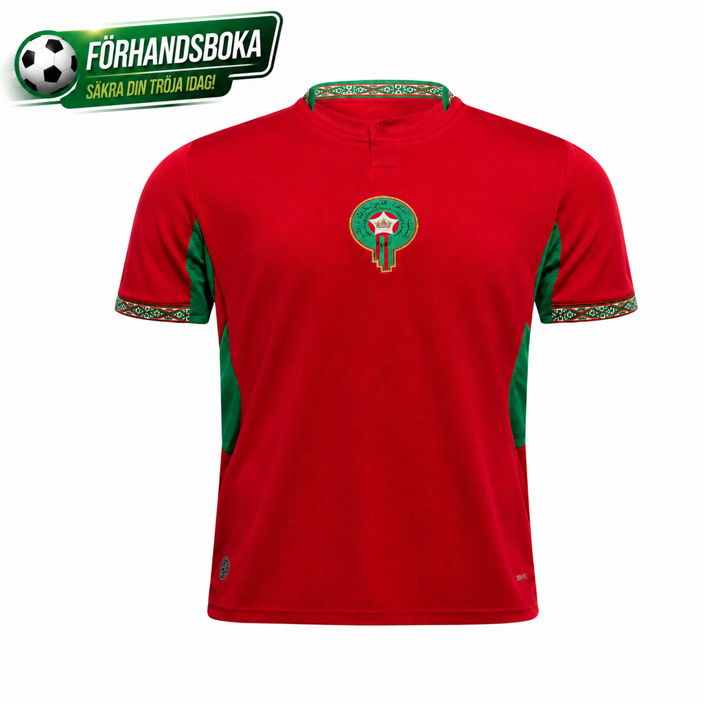 FÖRHANDSBOKA - Marockos landslagströja inför Fotbolls-VM 2026 (Hemmatröja)