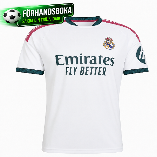 FÖRHANDSBOKA - Real Madrids hemmatröja inför La Liga säsongen 2026/2027