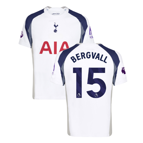 Tottenham Hotspurs matchtröja Bergvall 2025/2026 hemmatröja